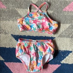 Starfish print bikini